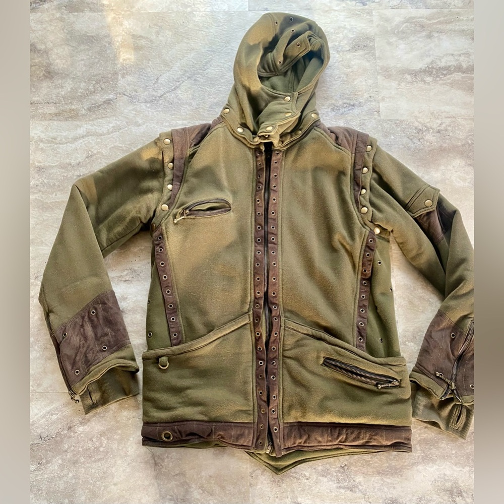Pixie king elven jacket/hoodie that turns into a vest